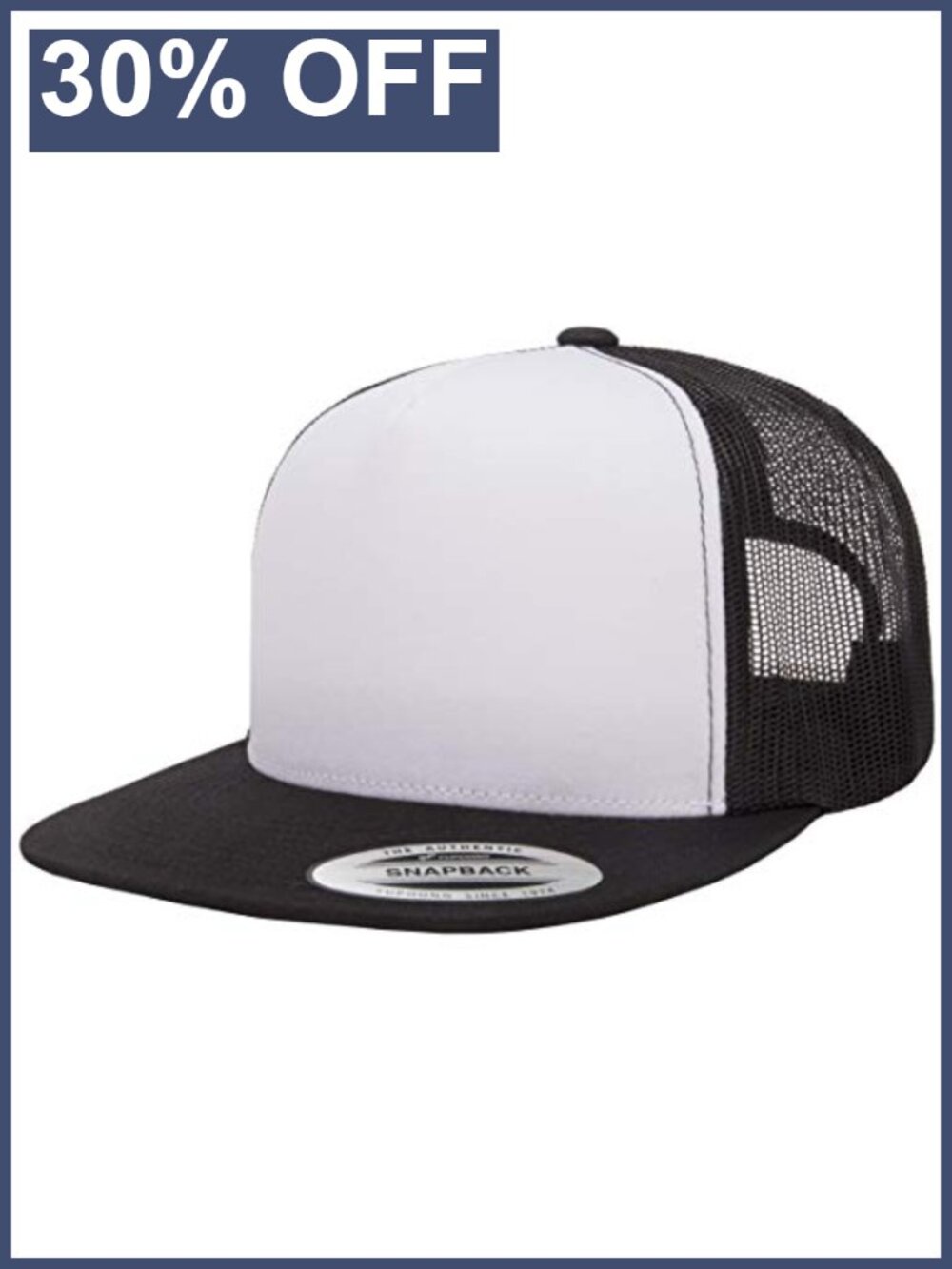 Yupoong Classic Trucker Cap Premium Mesh Snapback Baseball Hat